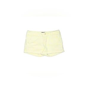 American Eagle Yellow Patterned Jean Shorts